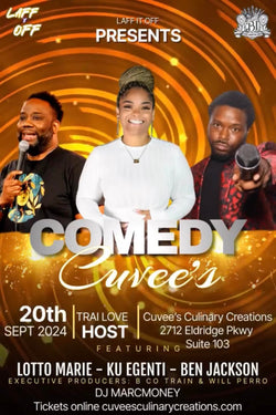 Comedy At Cuvee's Sept 20th